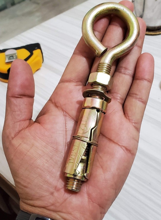 Pure Source India Brass Swing Anchor Fasteners Hook for Hanging Swing, 12 mm, Gold - Image 4